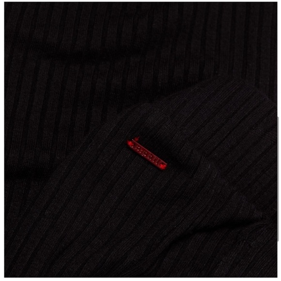 N:PHILANTHROPY Black Talker Rib-Knit Ruffle Hem Pants M - Picture 6 of 14